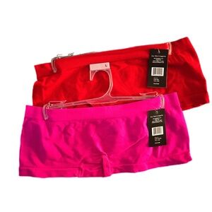 Red and Pink Boyshorts Set of 2
